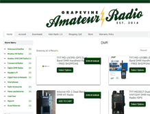 Tablet Screenshot of grapevineamateurradio.com